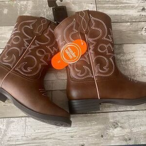 Wonder nation girls cowgirl boots size 2